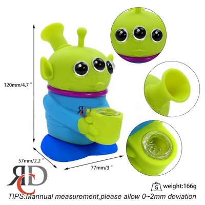 SILICONE WATER PIPE ALIEN WPS804 1CT